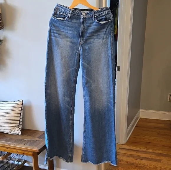 Black Orchid Blue Flare Wide Leg Jeans - Picture 1 of 3